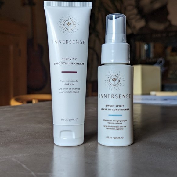 Innersense Duo: Serenity Smoothing Cream + Sweet Spirit Leave In Conditioner - Picture 12 of 13